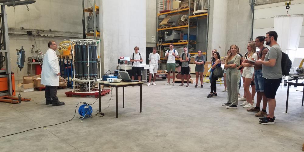 Visit of the students of Master 1 of Marine Sciences of the University of Toulon in Luminy