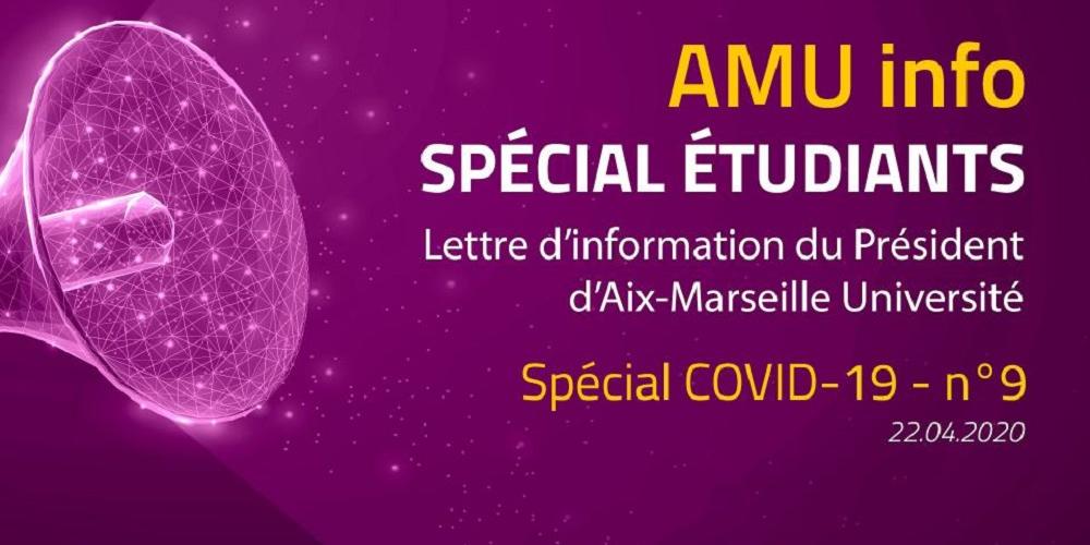AMU INFO - Spécial COVID19 - n°9