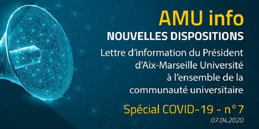 AMU Info Spécial COVID-19 n°7