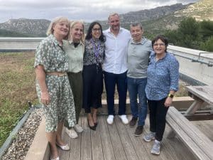 Natalia Torres Rodriguez entourée de son jury de thèse